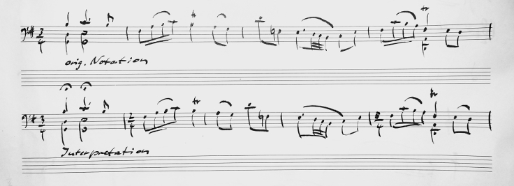 Architektur Sarabande BWV 1007